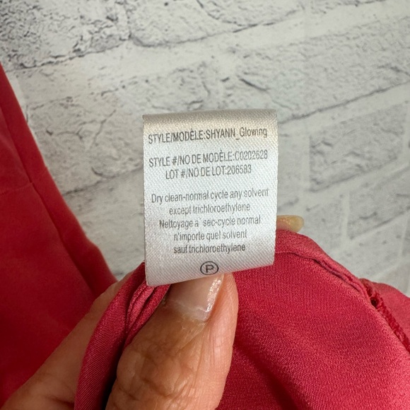 Theory Red Womens Mini Dress Size 2 - Picture 10 of 12